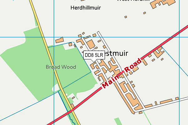 DD8 5LR map - OS VectorMap District (Ordnance Survey)