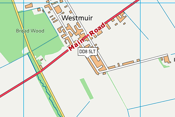 DD8 5LT map - OS VectorMap District (Ordnance Survey)