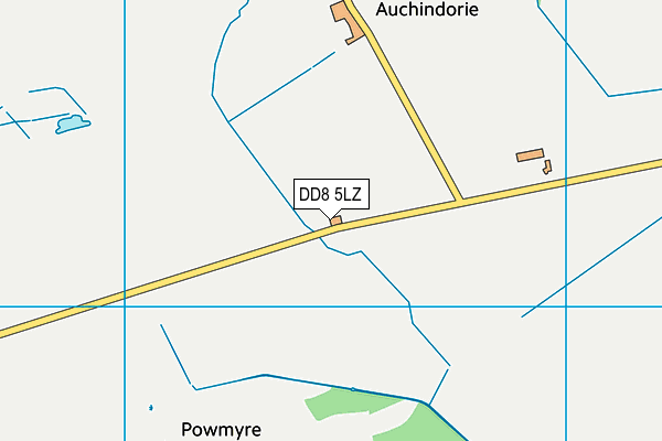 DD8 5LZ map - OS VectorMap District (Ordnance Survey) DD8 5LZ map - OS VectorMap District (Ordnance Survey)