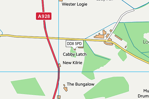 DD8 5PD map - OS VectorMap District (Ordnance Survey) DD8 5PD map - OS VectorMap District (Ordnance Survey)