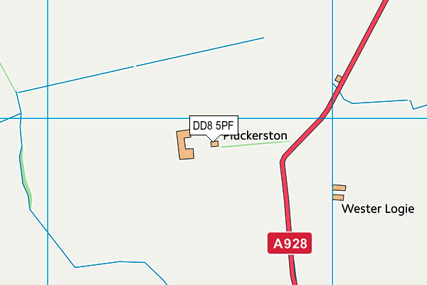 DD8 5PF map - OS VectorMap District (Ordnance Survey)