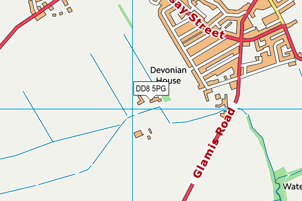 DD8 5PG map - OS VectorMap District (Ordnance Survey) DD8 5PG map - OS VectorMap District (Ordnance Survey)