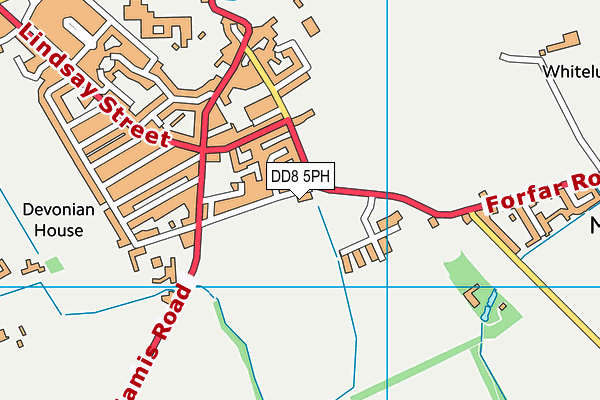 DD8 5PH map - OS VectorMap District (Ordnance Survey) DD8 5PH map - OS VectorMap District (Ordnance Survey)