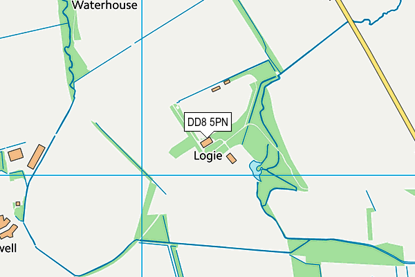 DD8 5PN map - OS VectorMap District (Ordnance Survey) DD8 5PN map - OS VectorMap District (Ordnance Survey)
