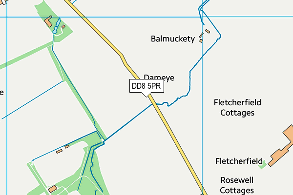 DD8 5PR map - OS VectorMap District (Ordnance Survey) DD8 5PR map - OS VectorMap District (Ordnance Survey)