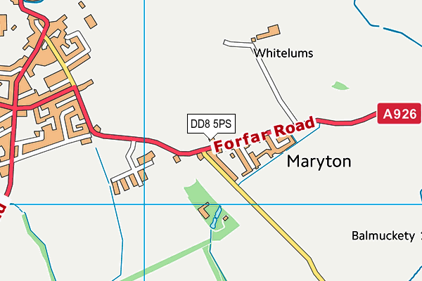 DD8 5PS map - OS VectorMap District (Ordnance Survey) DD8 5PS map - OS VectorMap District (Ordnance Survey)