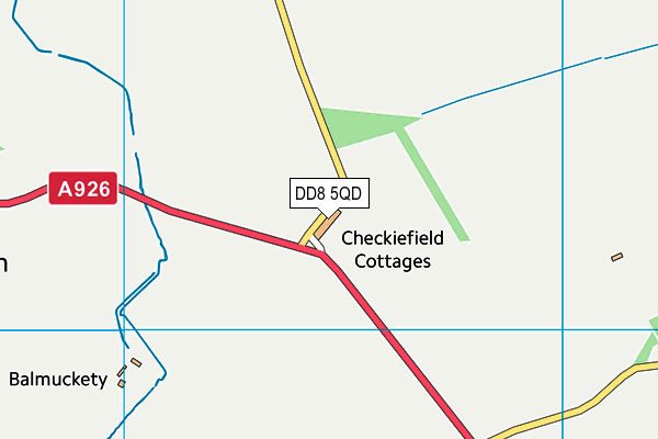 DD8 5QD map - OS VectorMap District (Ordnance Survey) DD8 5QD map - OS VectorMap District (Ordnance Survey)