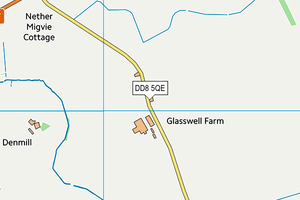 DD8 5QE map - OS VectorMap District (Ordnance Survey)