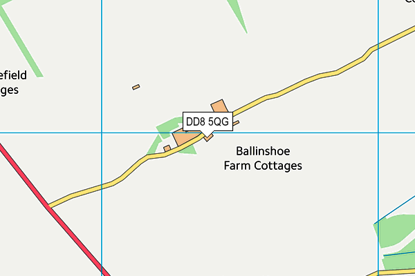 DD8 5QG map - OS VectorMap District (Ordnance Survey) DD8 5QG map - OS VectorMap District (Ordnance Survey)