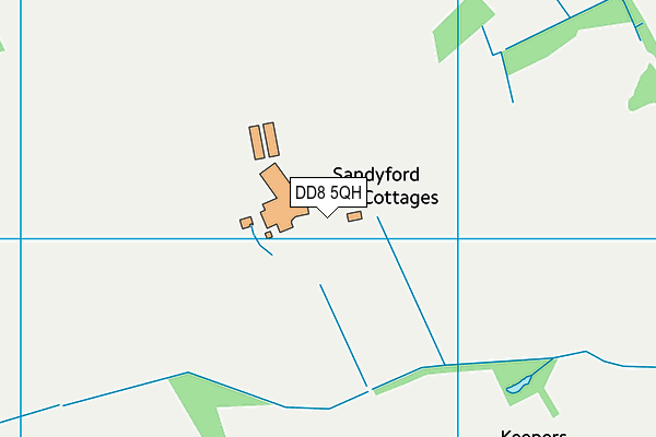 DD8 5QH map - OS VectorMap District (Ordnance Survey)