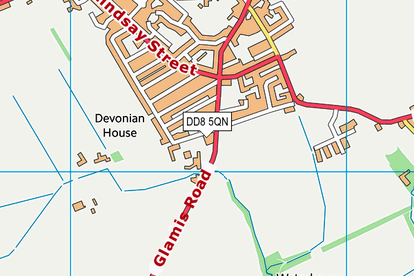 DD8 5QN map - OS VectorMap District (Ordnance Survey) DD8 5QN map - OS VectorMap District (Ordnance Survey)