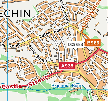 DD9 6BB map - OS VectorMap District (Ordnance Survey) DD9 6BB map - OS VectorMap District (Ordnance Survey)