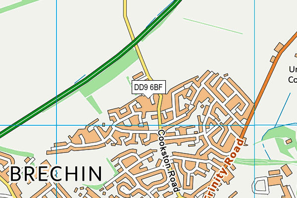 DD9 6BF map - OS VectorMap District (Ordnance Survey) DD9 6BF map - OS VectorMap District (Ordnance Survey)