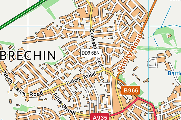 DD9 6BN map - OS VectorMap District (Ordnance Survey) DD9 6BN map - OS VectorMap District (Ordnance Survey)