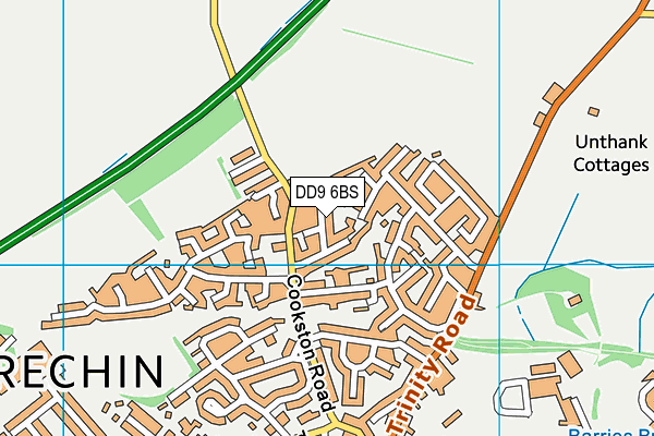 DD9 6BS map - OS VectorMap District (Ordnance Survey) DD9 6BS map - OS VectorMap District (Ordnance Survey)