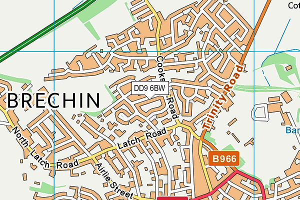 DD9 6BW map - OS VectorMap District (Ordnance Survey) DD9 6BW map - OS VectorMap District (Ordnance Survey)