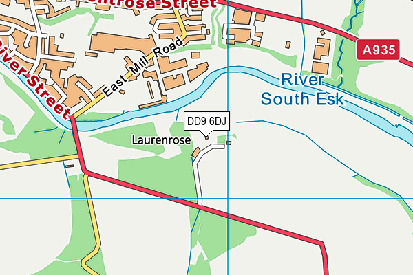DD9 6DJ map - OS VectorMap District (Ordnance Survey) DD9 6DJ map - OS VectorMap District (Ordnance Survey)