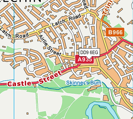 DD9 6EG map - OS VectorMap District (Ordnance Survey) DD9 6EG map - OS VectorMap District (Ordnance Survey)