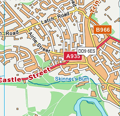 DD9 6ES map - OS VectorMap District (Ordnance Survey) DD9 6ES map - OS VectorMap District (Ordnance Survey)