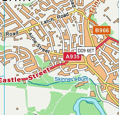 DD9 6ET map - OS VectorMap District (Ordnance Survey) DD9 6ET map - OS VectorMap District (Ordnance Survey)