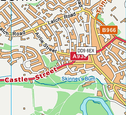 DD9 6EX map - OS VectorMap District (Ordnance Survey) DD9 6EX map - OS VectorMap District (Ordnance Survey)