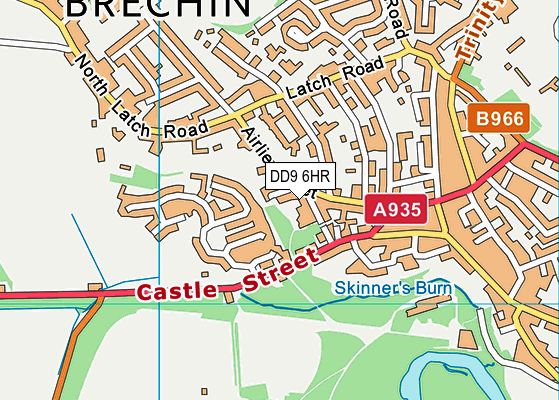 DD9 6HR map - OS VectorMap District (Ordnance Survey) DD9 6HR map - OS VectorMap District (Ordnance Survey)