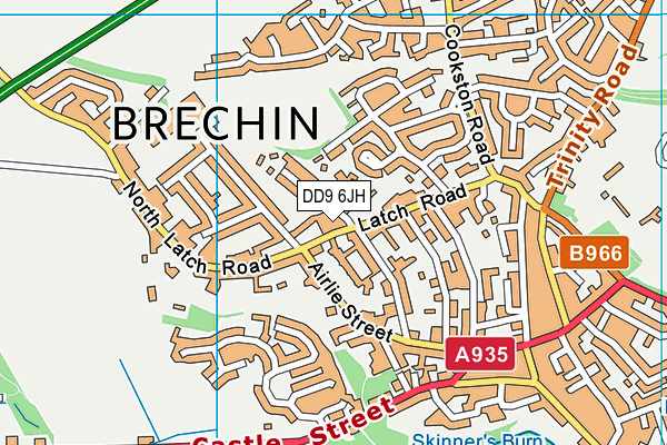 DD9 6JH map - OS VectorMap District (Ordnance Survey) DD9 6JH map - OS VectorMap District (Ordnance Survey)