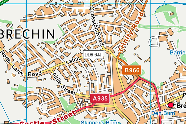 DD9 6JJ map - OS VectorMap District (Ordnance Survey) DD9 6JJ map - OS VectorMap District (Ordnance Survey)
