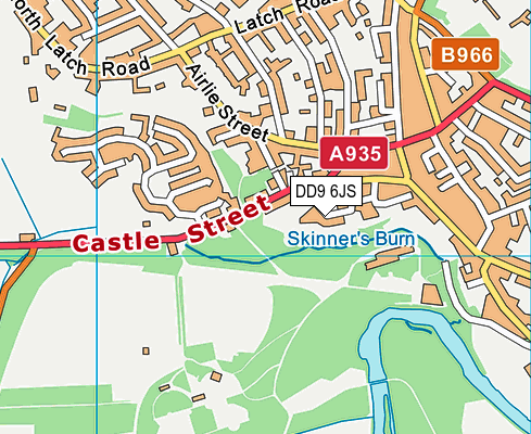 DD9 6JS map - OS VectorMap District (Ordnance Survey) DD9 6JS map - OS VectorMap District (Ordnance Survey)