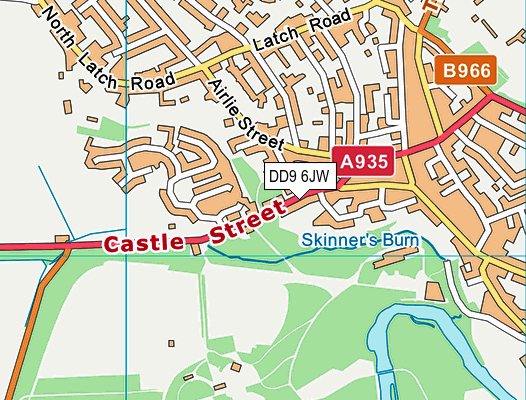 DD9 6JW map - OS VectorMap District (Ordnance Survey) DD9 6JW map - OS VectorMap District (Ordnance Survey)