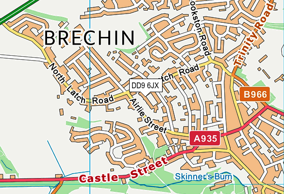 DD9 6JX map - OS VectorMap District (Ordnance Survey) DD9 6JX map - OS VectorMap District (Ordnance Survey)