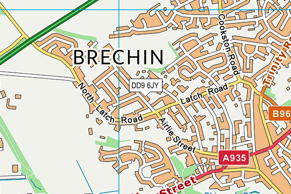 DD9 6JY map - OS VectorMap District (Ordnance Survey) DD9 6JY map - OS VectorMap District (Ordnance Survey)