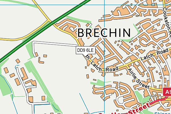 DD9 6LE map - OS VectorMap District (Ordnance Survey) DD9 6LE map - OS VectorMap District (Ordnance Survey)