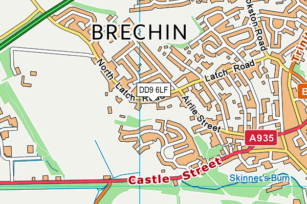 DD9 6LF map - OS VectorMap District (Ordnance Survey) DD9 6LF map - OS VectorMap District (Ordnance Survey)