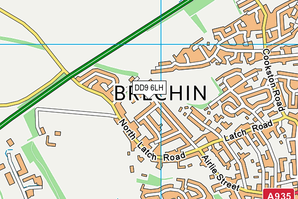 DD9 6LH map - OS VectorMap District (Ordnance Survey) DD9 6LH map - OS VectorMap District (Ordnance Survey)