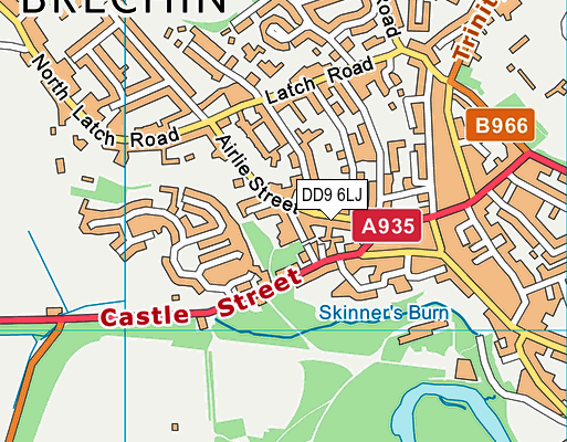 DD9 6LJ map - OS VectorMap District (Ordnance Survey) DD9 6LJ map - OS VectorMap District (Ordnance Survey)