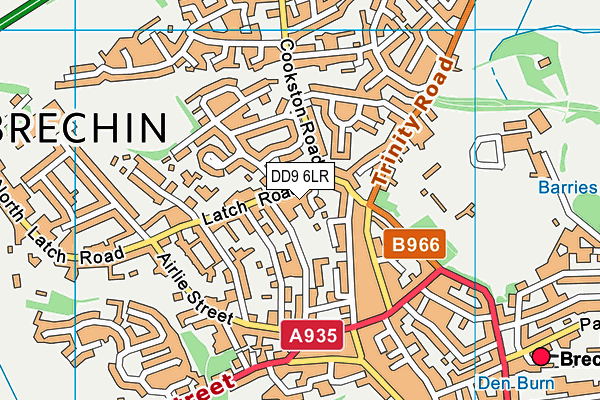 DD9 6LR map - OS VectorMap District (Ordnance Survey) DD9 6LR map - OS VectorMap District (Ordnance Survey)