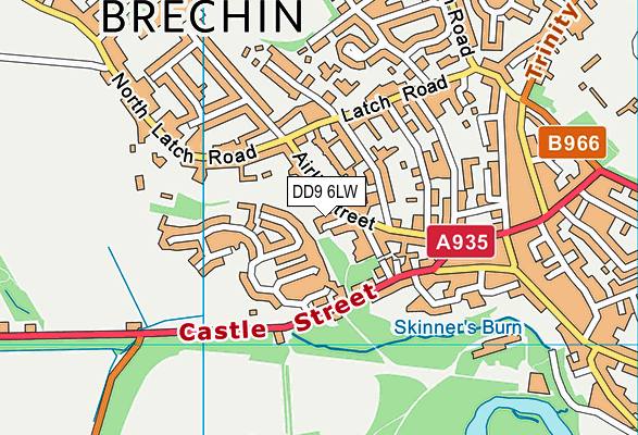 DD9 6LW map - OS VectorMap District (Ordnance Survey) DD9 6LW map - OS VectorMap District (Ordnance Survey)