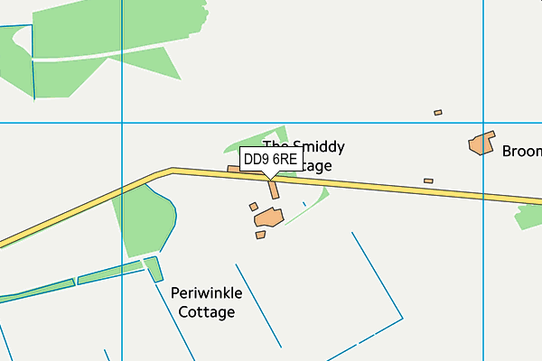 DD9 6RE map - OS VectorMap District (Ordnance Survey) DD9 6RE map - OS VectorMap District (Ordnance Survey)
