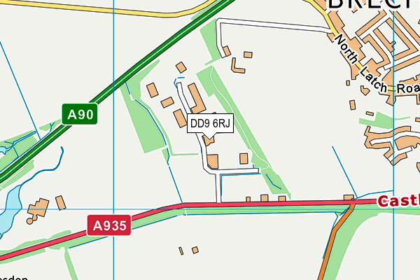 DD9 6RJ map - OS VectorMap District (Ordnance Survey) DD9 6RJ map - OS VectorMap District (Ordnance Survey)