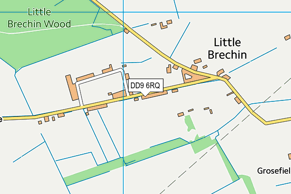 DD9 6RQ map - OS VectorMap District (Ordnance Survey)