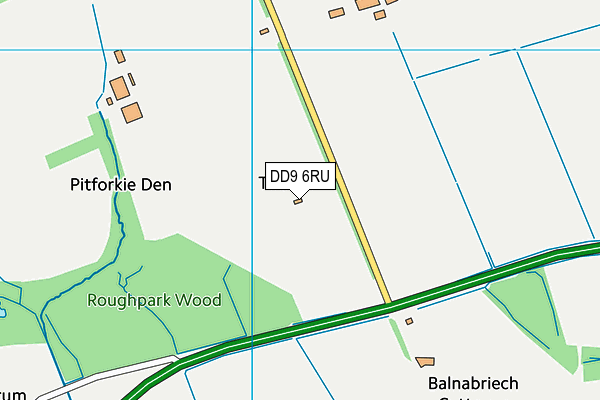 DD9 6RU map - OS VectorMap District (Ordnance Survey) DD9 6RU map - OS VectorMap District (Ordnance Survey)