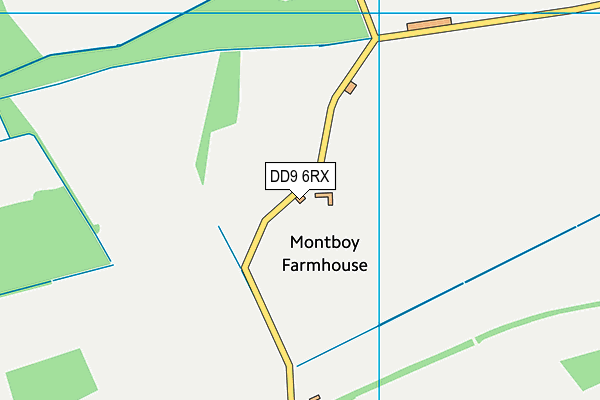 DD9 6RX map - OS VectorMap District (Ordnance Survey) DD9 6RX map - OS VectorMap District (Ordnance Survey)