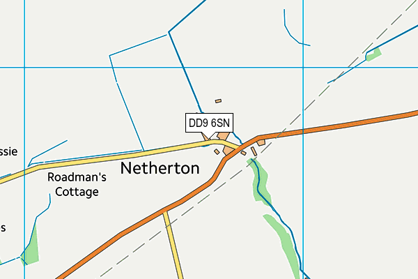 DD9 6SN map - OS VectorMap District (Ordnance Survey) DD9 6SN map - OS VectorMap District (Ordnance Survey)