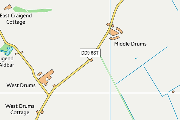 DD9 6ST map - OS VectorMap District (Ordnance Survey) DD9 6ST map - OS VectorMap District (Ordnance Survey)