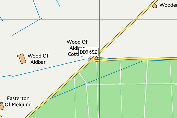 DD9 6SZ map - OS VectorMap District (Ordnance Survey) DD9 6SZ map - OS VectorMap District (Ordnance Survey)