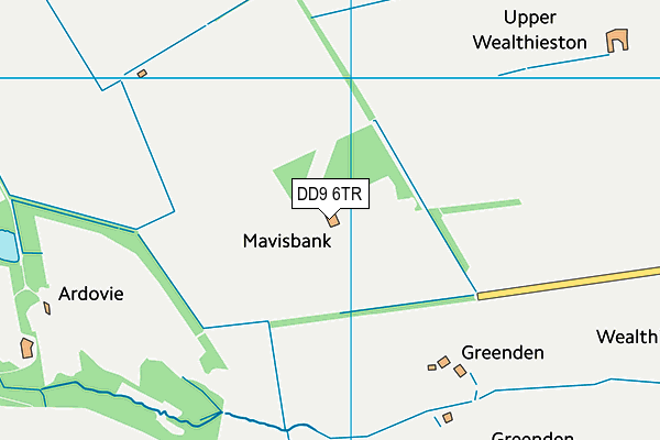 DD9 6TR map - OS VectorMap District (Ordnance Survey) DD9 6TR map - OS VectorMap District (Ordnance Survey)