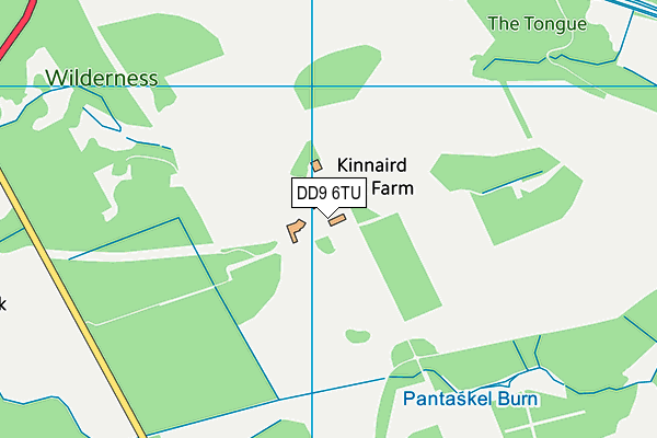 DD9 6TU map - OS VectorMap District (Ordnance Survey) DD9 6TU map - OS VectorMap District (Ordnance Survey)