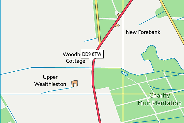DD9 6TW map - OS VectorMap District (Ordnance Survey) DD9 6TW map - OS VectorMap District (Ordnance Survey)