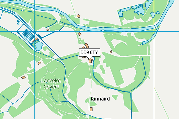DD9 6TY map - OS VectorMap District (Ordnance Survey) DD9 6TY map - OS VectorMap District (Ordnance Survey)